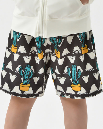 Szorty kąpielowe dla chłopca w morskie wzory