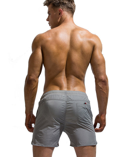 Męskie szorty kąpielowe z białym sznureczkiem