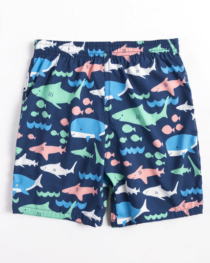 Szorty kąpielowe dla chłopców w morskie wzory