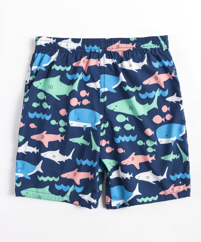 Szorty kąpielowe dla chłopców w morskie wzory