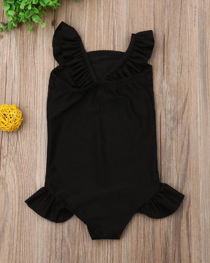 Jednoczęściowy strój kąpielowy dla niemowląt z napisem