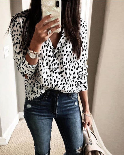 Damska koszula we wzory