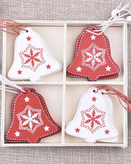 Świąteczne ozdoby wiszące w kształcie dzwonków