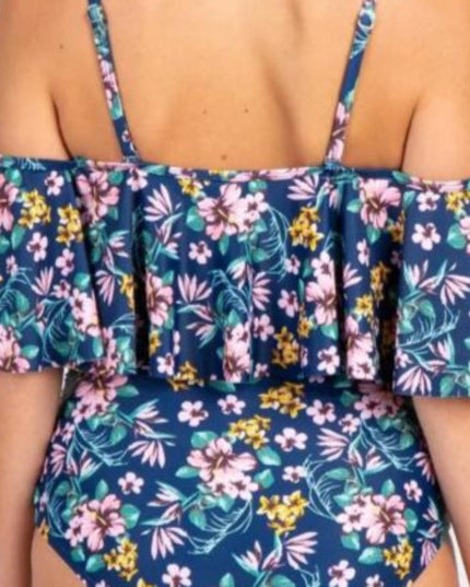 Jednoczęściowy strój kąpielowy dla kobiet w ciąży w kwiaty