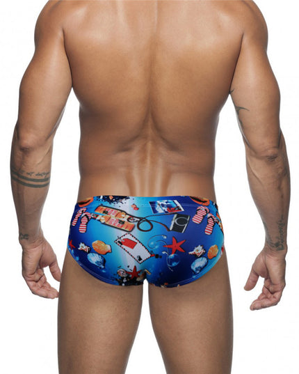 Męskie slipy kąpielowe w nowoczesnych wzorach