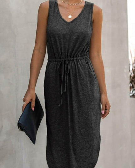 Sukienka midi bawełniana za kolano