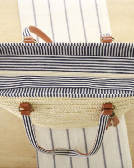 Torba plażowa z zapięciem na suwak