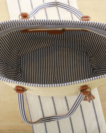 Torba plażowa z zapięciem na suwak