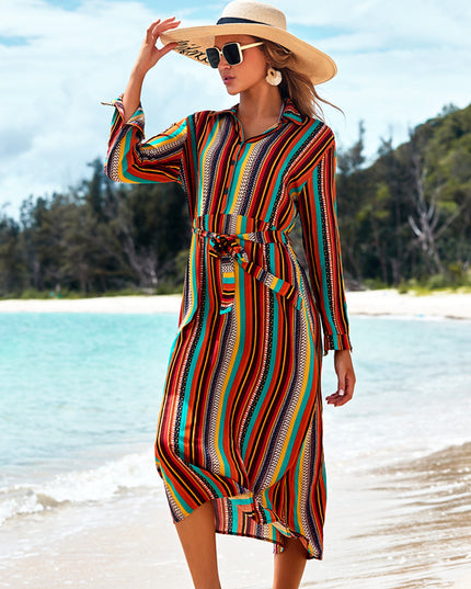 Damskie kimono plażowe kolorowe