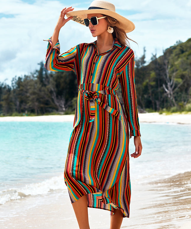 Damskie kimono plażowe kolorowe