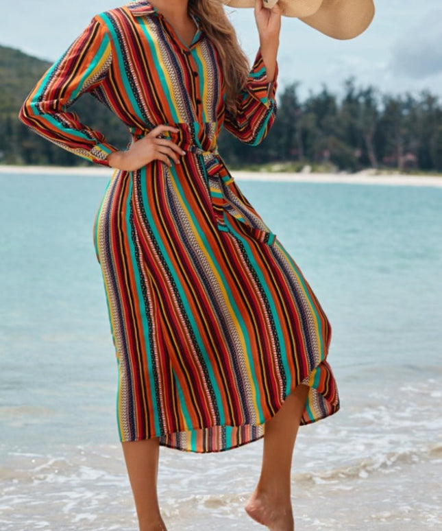 Damskie kimono plażowe kolorowe