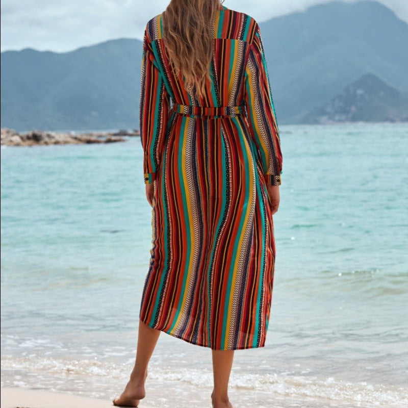 Damskie kimono plażowe kolorowe
