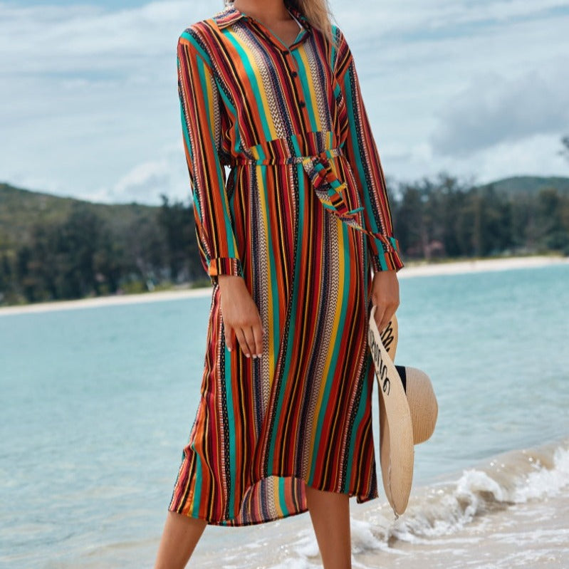Damskie kimono plażowe kolorowe
