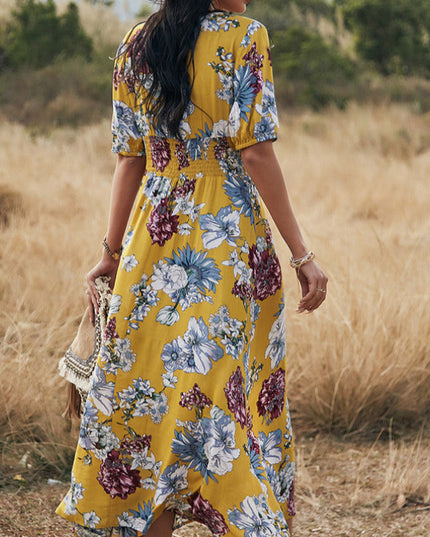 Sukienka długa lekka i zwiewna