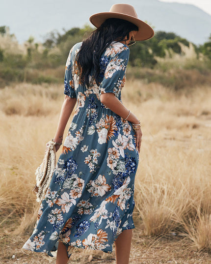 Sukienka długa lekka i zwiewna