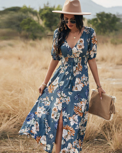 Sukienka długa lekka i zwiewna