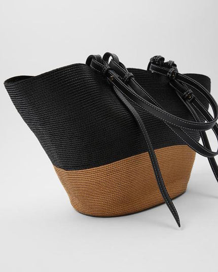 Torba plażowa z kieszonką w środku