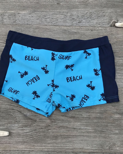 Kąpielówki dla chłopców w morskie wzory