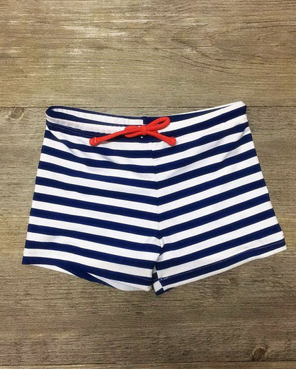 Kąpielówki dla chłopców w morskie wzory