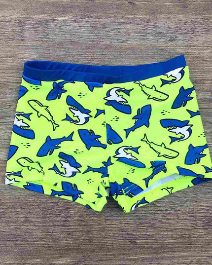 Kąpielówki dla chłopców w morskie wzory