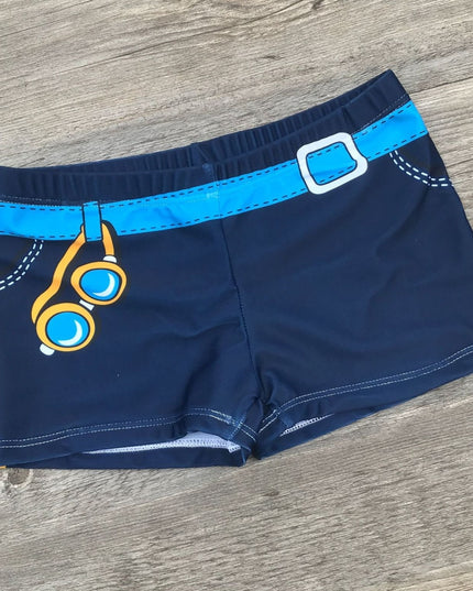 Kąpielówki dla chłopców w morskie wzory