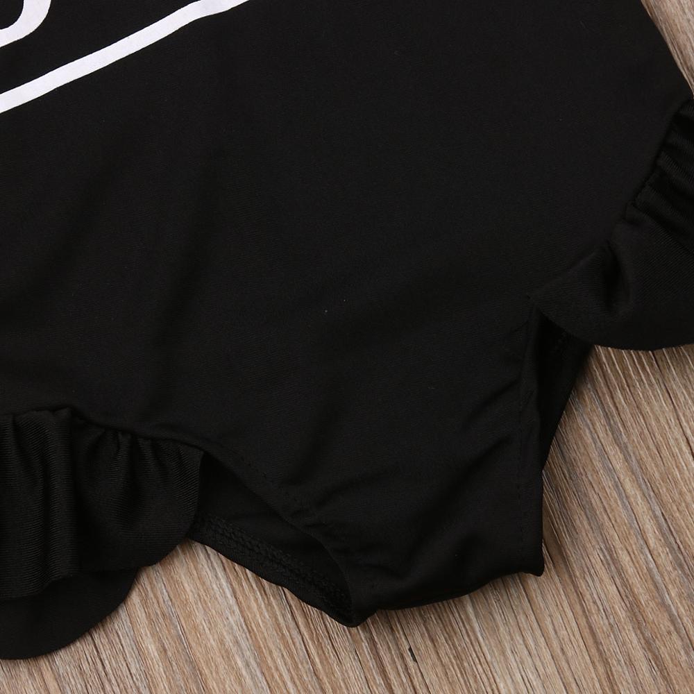 Jednoczęściowy strój kąpielowy dla dziewczynki z falbankami przy ramiączkach