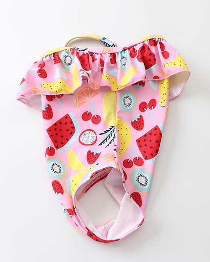 Jednoczęściowy strój kąpielowy dla dziewczynki w letnie owoce