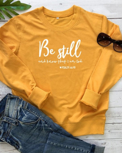 Damska bluza bez kaptura z napisem