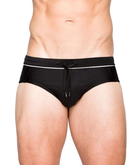 Męskie slipy kąpielowe z wiązaniem