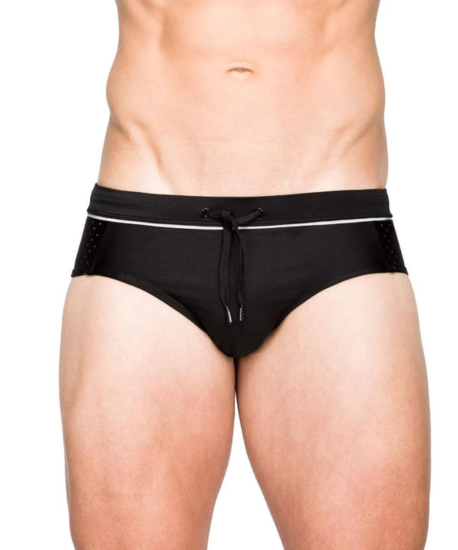 Męskie slipy kąpielowe z wiązaniem