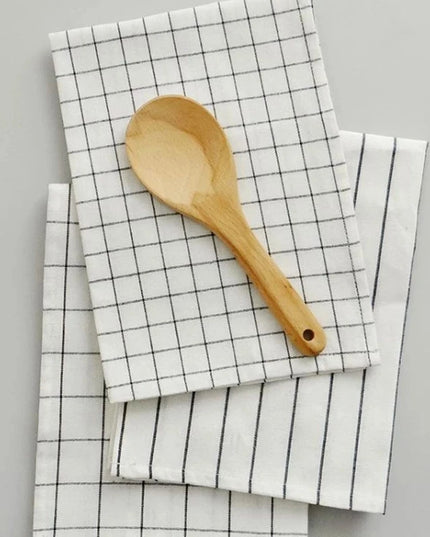 Ręcznik kuchenny ścierka w kratkę bawełniania