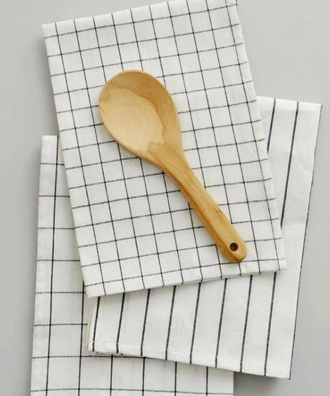 Ręcznik kuchenny ścierka w kratkę bawełniania