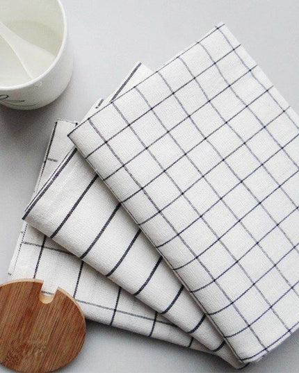 Ręcznik kuchenny ścierka w kratkę bawełniania