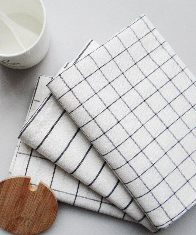 Ręcznik kuchenny ścierka w kratkę bawełniania