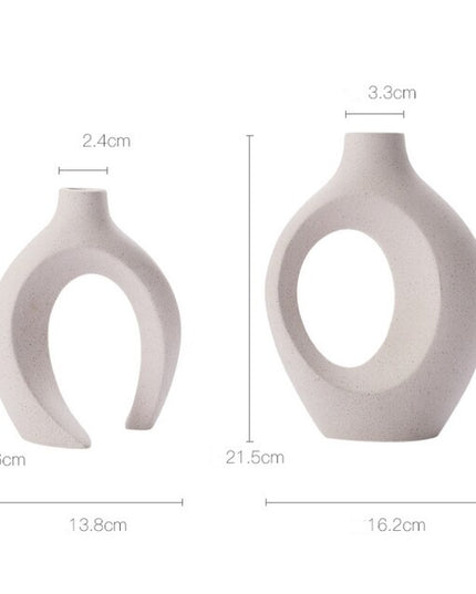 Wazon dekoracyjny oryginalny wzór 2 części