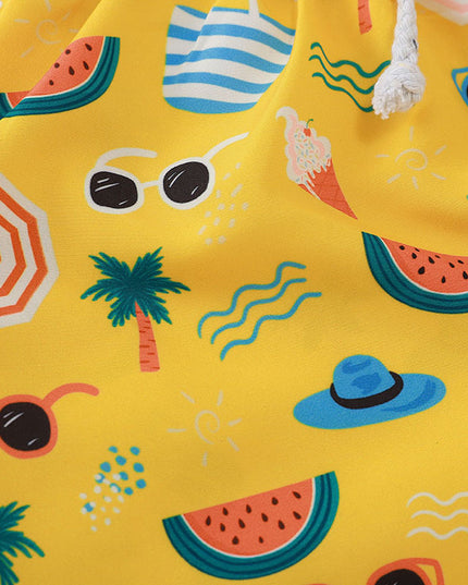 Kąpielówki niemowlęce dla chłopców we wzory