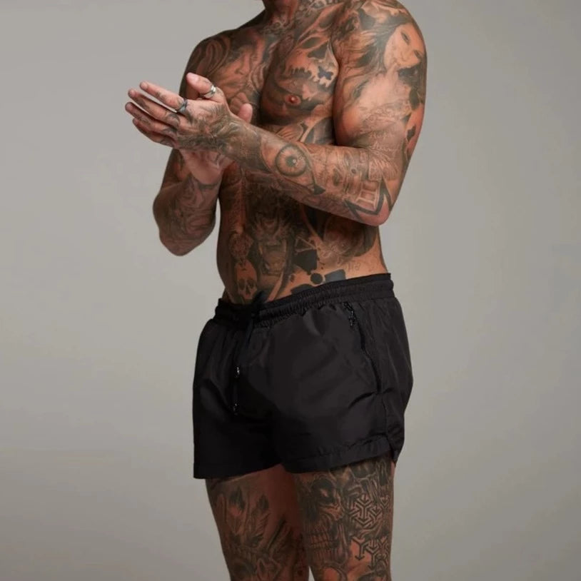 Męskie bokserki kąpielowe z siateczką wewnątrz