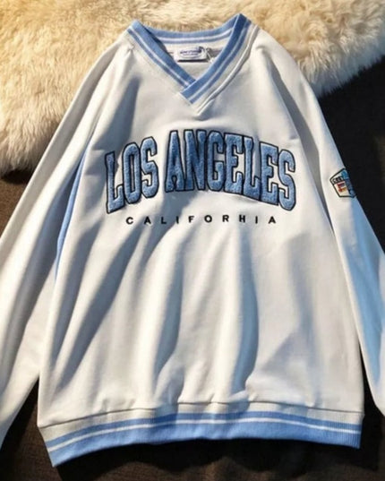 Damska bluza w amerykańskim stylu