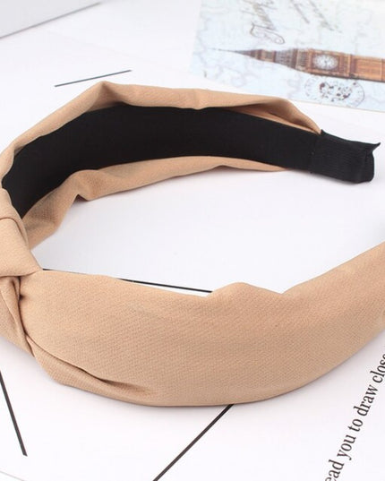 Opaska do włosów ze splotem