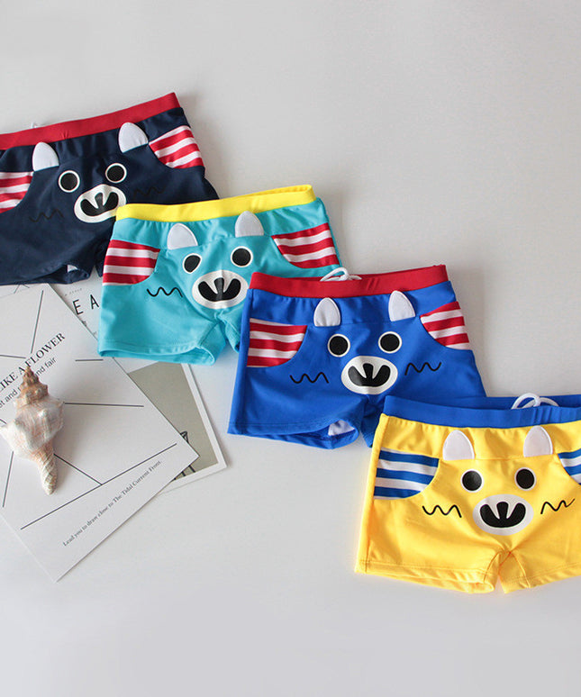 Kąpielówki dla chłopca ze wzorem misia