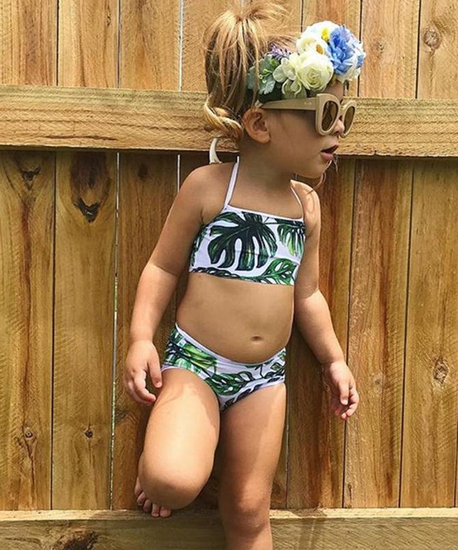 Strój kąpielowy dwuczęściowy bikini dla niemowląt