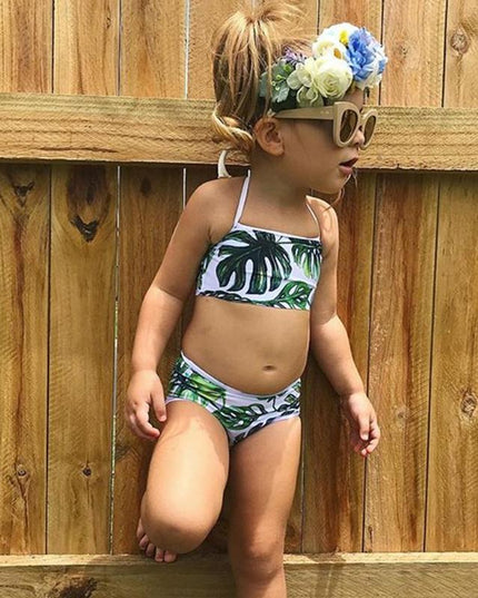 Strój kąpielowy dwuczęściowy bikini dla dziewczynek