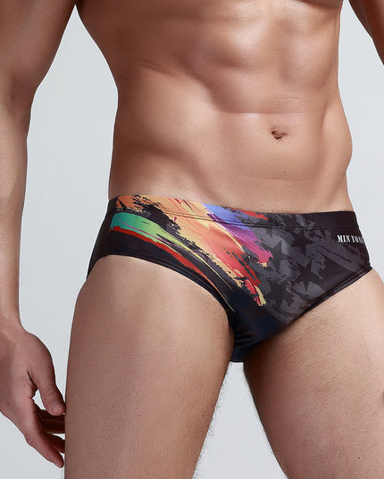 Męskie slipy kąpielowe w modne wzory