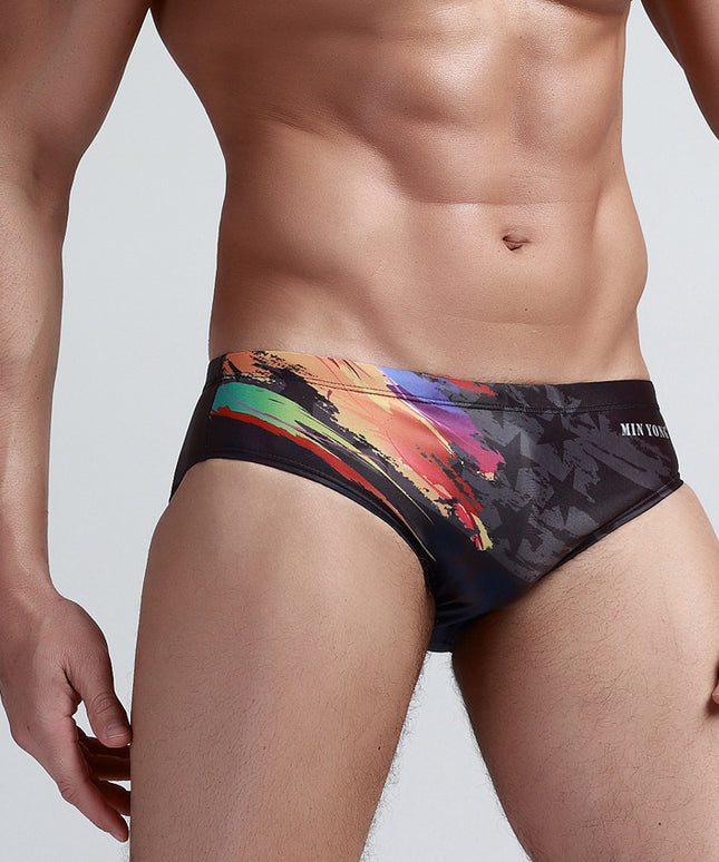 Męskie slipy kąpielowe w modne wzory