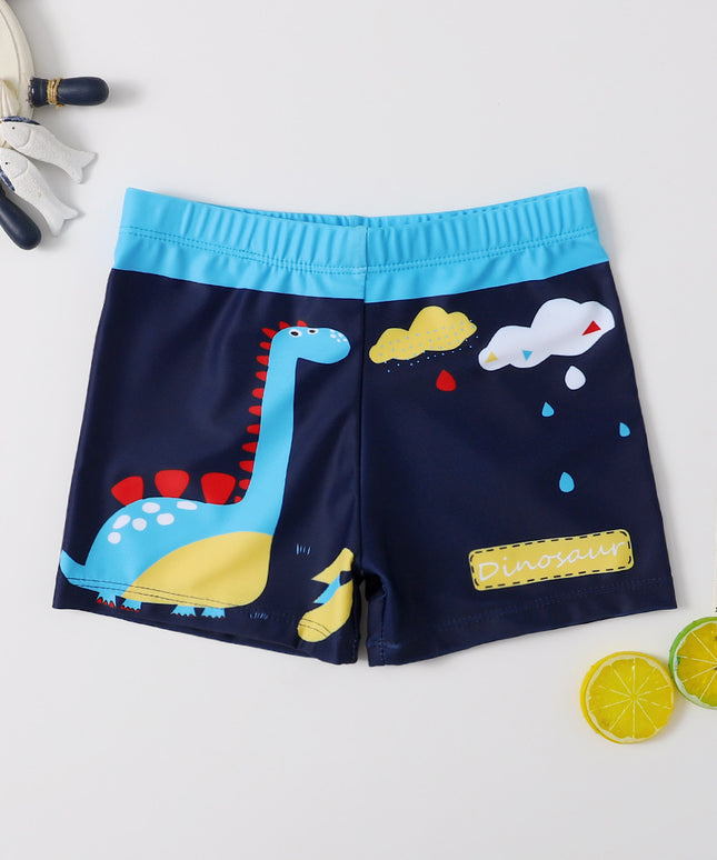 Kąpielówki dla chłopca we wzory z gumką w pasie