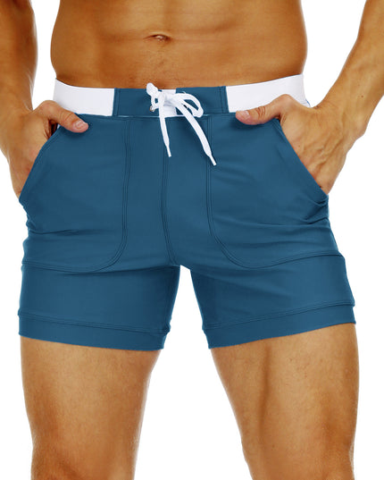 Męskie szorty kąpielowe w stylu sportowym