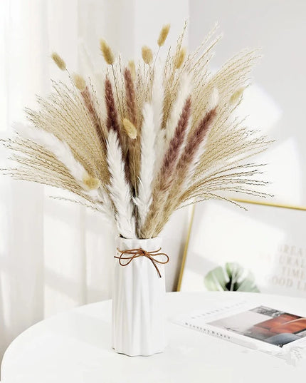 Trawa pampasowa dekoracyjna długość 40 cm 30 sztuk