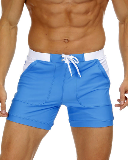 Męskie szorty kąpielowe w stylu sportowym