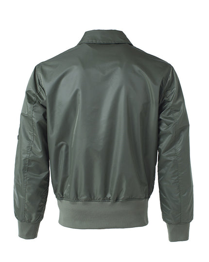 Męska kurtka przejściowa pilotka krótka z kieszeniami