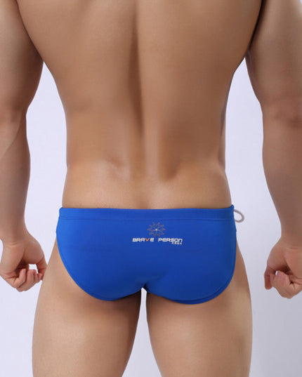 Męskie slipy kąpielowe z wiązaniem z boku